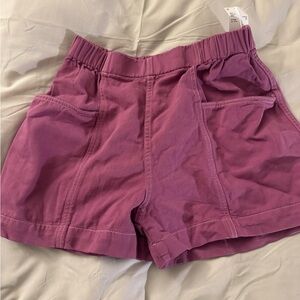 Uniqlo Women's High Waist Purple Shorts